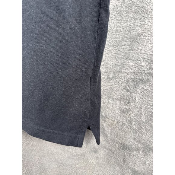 Hollister Mens Black Polo Shirt With Embroidered Logo Size L Short Sleeve Cotton - Picture 4 of 7